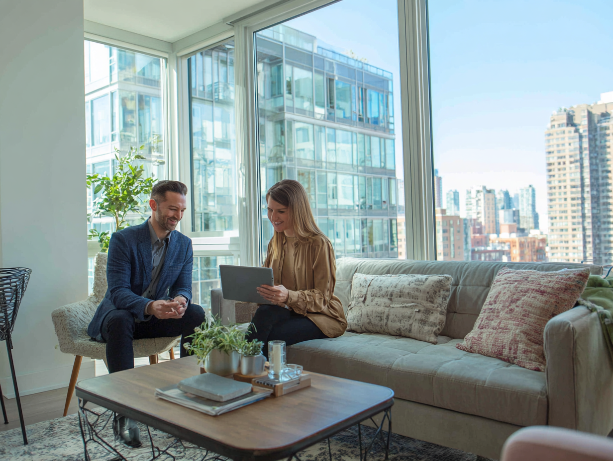 Consultation in bright NYC apartment